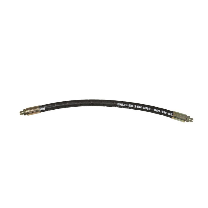 Faher Racor flexible para engrase con trenza de acero 400 mm, sin boquilla, 225 bar / 3260 psi para puntos de difícil acceso Faher Racor flexible para engrase con trenza de acero 400 mm, sin boquilla, 225 bar / 3260 psi para puntos de difícil acceso
