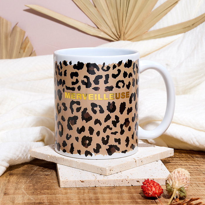 The Concept Factory Taza Leopardo 300 ml The Concept Factory Taza Leopardo 300 ml