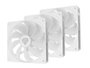 GENESIS Oxal 120 ARGB Ventilador para Carcasa de Ordenador 12 cm Blanco Pack de 3