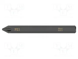 WERA Punta de destornillador Pozidriv® PZ1 1/4 pulgada tipo impacto