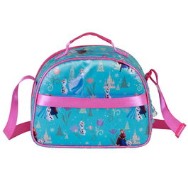 Karactermania Bolsa Portamerienda 3D Frozen 2 Family Azul 25.5x10x20 cm con Cremallera y Forro Isotérmico