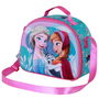 Karactermania Bolsa Portamerienda 3D Frozen 2 Family Azul 25.5x10x20 cm con Cremallera y Forro Isotérmico