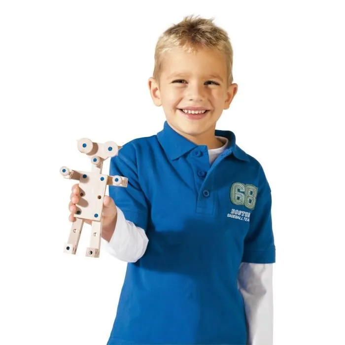 Ses Creative Kit para el joven ebanista Juego de construcción de juguetes Madera a partir de 3 años