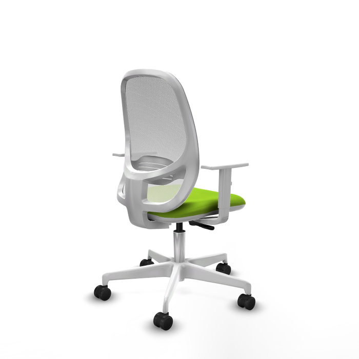 PIQUERAS Y CRESPO Silla de oficina Cilanco con mecanismo Sincro, Pistacho y Blanco PIQUERAS Y CRESPO Silla de oficina Cilanco con mecanismo Sincro, Pistacho y Blanco