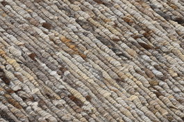 DKD Home Decor Alfombra Marron 160 x 230 cm Lana y Algodón Tejida a Mano