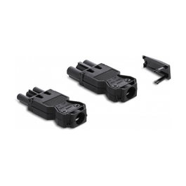 DeLOCK Conector de instalación de 3 polos GST18/3 Negro