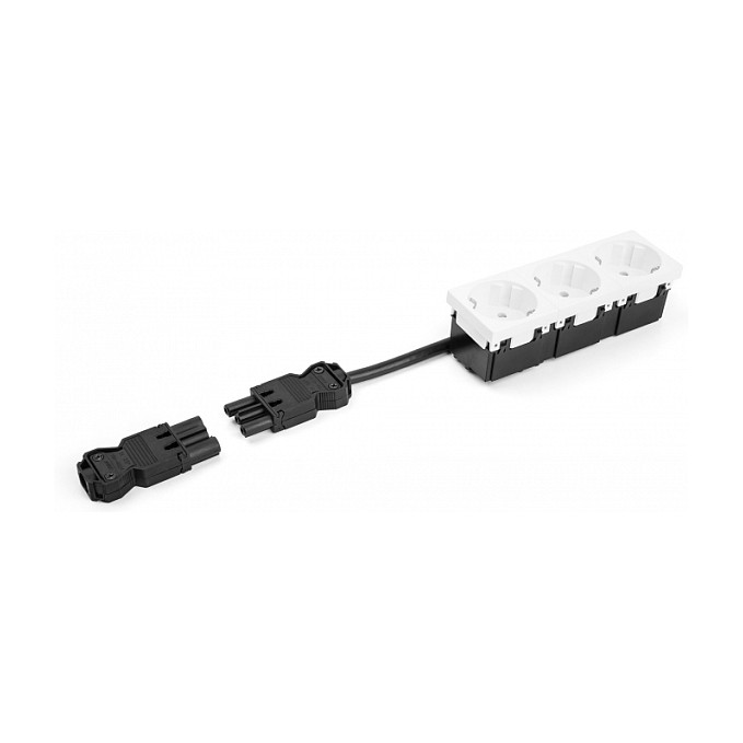 DeLOCK Conector de instalación de 3 polos GST18/3 Negro DeLOCK Conector de instalación de 3 polos GST18/3 Negro