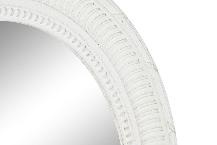 DKD Home Decor Espejo Romantico Blanco 66 x 66 x 5 cm