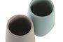 DKD Home Decor Vaso de Dolomita 8x8x11 - Surtido de 2 unidades