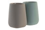 DKD Home Decor Vaso de Dolomita 8x8x11 - Surtido de 2 unidades