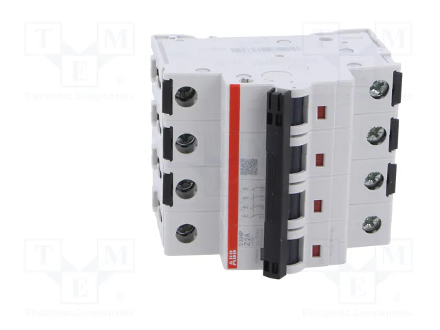 ABB S300P Interruptor magnetotérmico 4 polos 2A Caract Z ABB S300P Interruptor magnetotérmico 4 polos 2A Caract Z