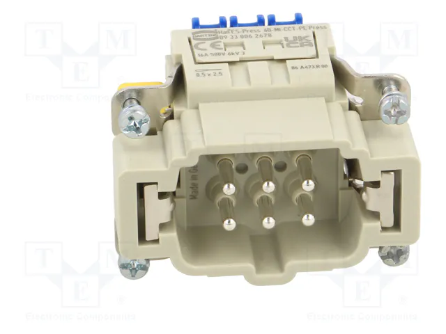 HARTING Han 6ES-Press-SMC-MI-CCT-PE Press conector macho HDC