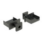 DeLOCK 64009 Cubierta antipolvo para puerto USB tipo A con asa, 10 unidades, Negro