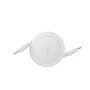 Baseus Free2Pull Cable USB C a USB C de 1 m, Blanco