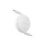 Baseus Free2Pull Cable USB C a USB C de 1 m, Blanco