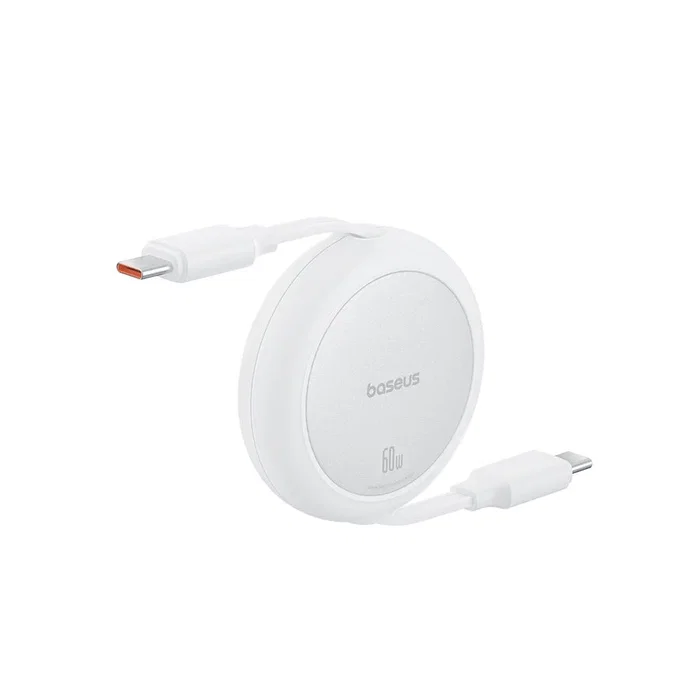 Baseus Free2Pull Cable USB C a USB C de 1 m, Blanco