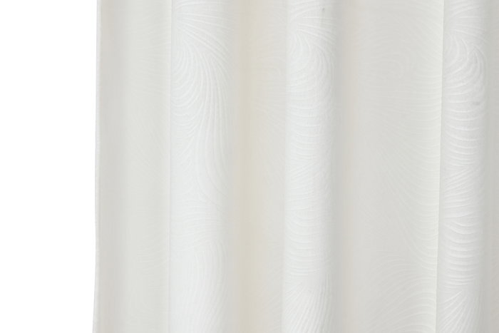 DKD Home Decor Cortina Milan Urban Crudo Poliester Jaquard 2 x 260 x 140 cm (2 Unidades)