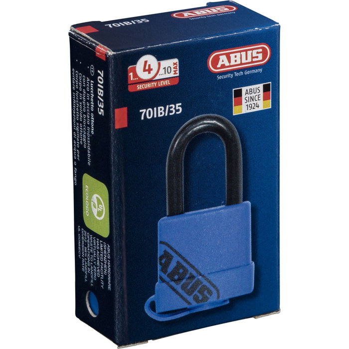 Abus Aqua Safe 70IB/35 VS SL 4 Azul / Negro Abus Aqua Safe 70IB/35 VS SL 4 Azul / Negro