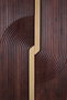 GINER Y COLOMER Mueble Bar 119 cm Alto en Madera de Mango y Metal, Color Cereza, 120x91x46 cm