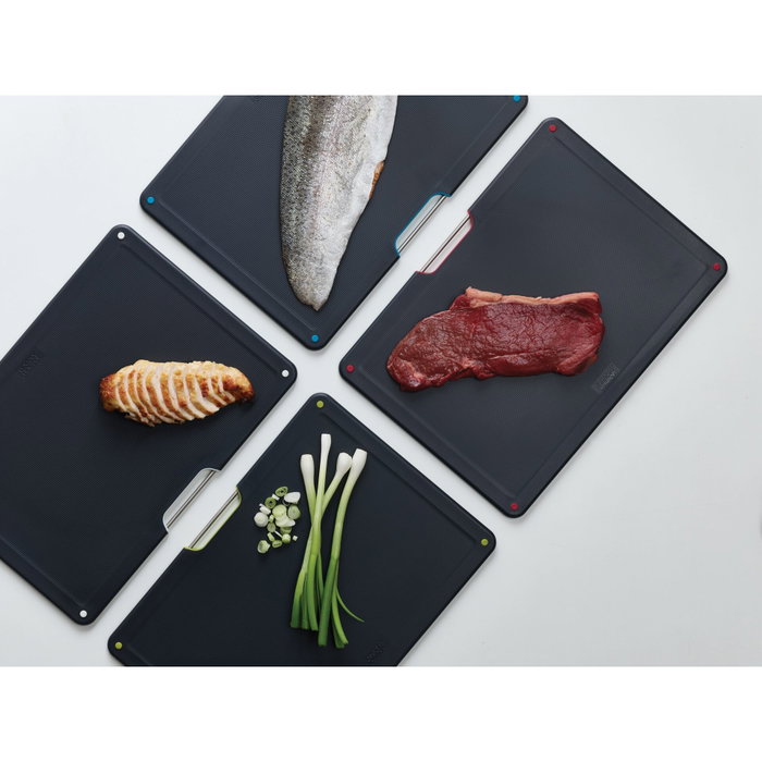 Joseph Joseph Folio Steel Juego de 4 tablas de cortar con estuche de acero inoxidable Joseph Joseph Folio Steel Juego de 4 tablas de cortar con estuche de acero inoxidable