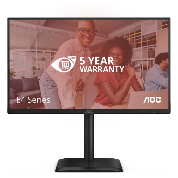 AOC Monitor 23.8" 24E4CV QHD 1920x1080 IPS 165Hz 1ms HDMI DP USB-C 90W