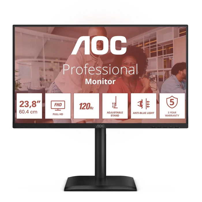 AOC 24E4CV Monitor Full HD IPS 23.8 pulgadas 120Hz Negro AOC 24E4CV Monitor Full HD IPS 23.8 pulgadas 120Hz Negro