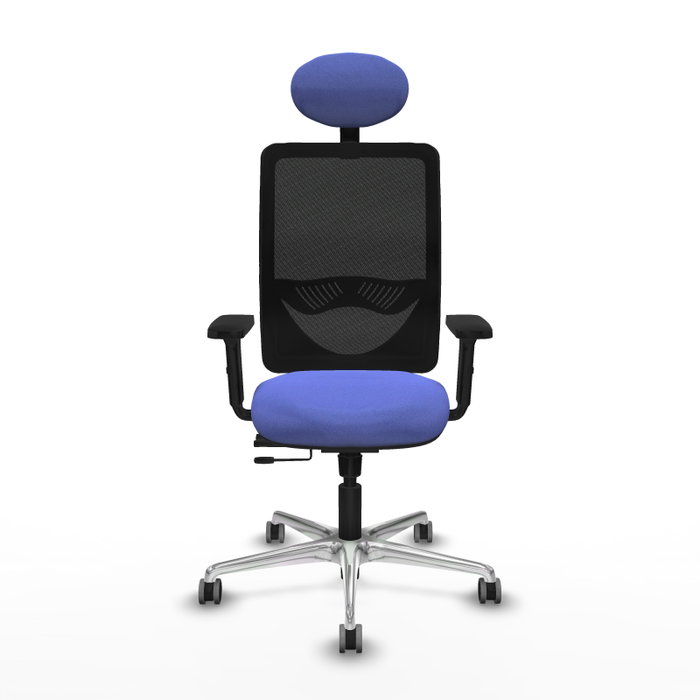 PIQUERAS Y CRESPO Silla de oficina Zulema con mecanismo Sincro/Traslack Azul claro PIQUERAS Y CRESPO Silla de oficina Zulema con mecanismo Sincro/Traslack Azul claro