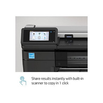 HP DesignJet T830 610 mm (24") Multifunktionsdrucker Farbe Tintenstrahl (F9A28D#B19)