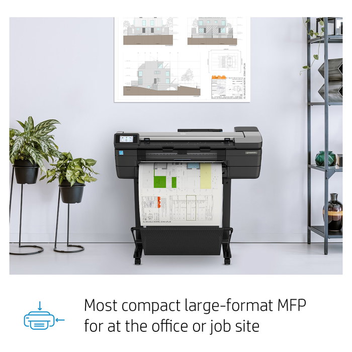 HP DesignJet T830 610 mm (24") Multifunktionsdrucker Farbe Tintenstrahl (F9A28D#B19)