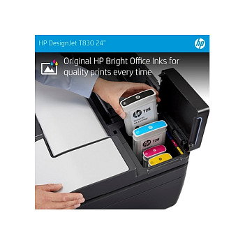 HP DesignJet T830 610 mm (24") Multifunktionsdrucker Farbe Tintenstrahl (F9A28D#B19)