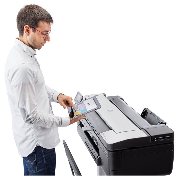 HP DesignJet T830 610 mm (24") Multifunktionsdrucker Farbe Tintenstrahl (F9A28D#B19)