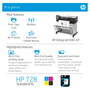 HP DesignJet T830 610 mm (24") Multifunktionsdrucker Farbe Tintenstrahl (F9A28D#B19)