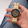 Guess GW0426G2 Dorado con Esfera Gris