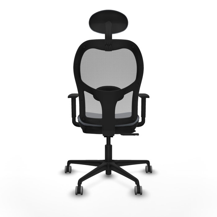 PIQUERAS Y CRESPO Silla de oficina Jorquera Gris con Mecanismo Sincro/Traslack