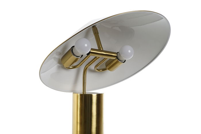 DKD Home Decor Lámpara Sobremesa Moderno Dorado 39 x 45 x 39 cm
