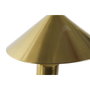 DKD Home Decor Lámpara de Sobremesa de Metal con Sombrero Dorado