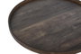 DKD Home Decor Mesa de Centro de Acero y MDF Marrón y Plateado