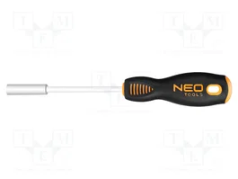 NEO TOOLS Mango de Destornillador con Portapuntas 1/4 pulgada