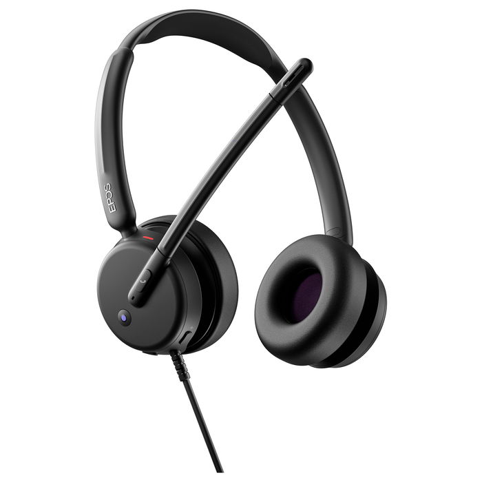 EPOS Auriculares IMPACT 460T Diadema Alámbrico Supraaural con Micrófono Boom para Llamadas/Música, USB-C, Negro