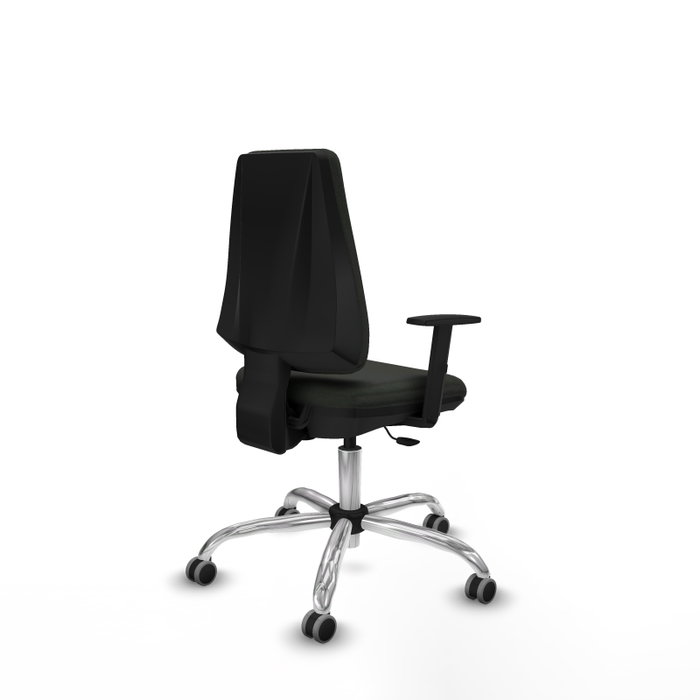 PIQUERAS Y CRESPO Silla de oficina Elche Negra con Brazos 1D PIQUERAS Y CRESPO Silla de oficina Elche Negra con Brazos 1D