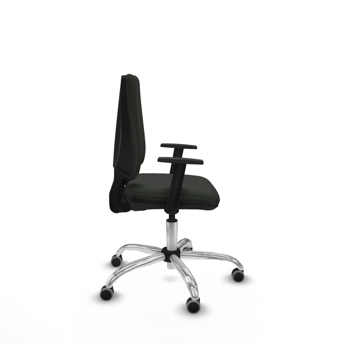PIQUERAS Y CRESPO Silla de oficina Elche Negra con Brazos 1D PIQUERAS Y CRESPO Silla de oficina Elche Negra con Brazos 1D