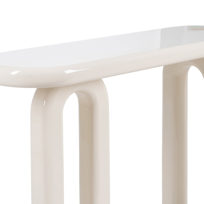 Ixia Consola Lacada Crema 120 x 35 x 80 cm Ixia Consola Lacada Crema 120 x 35 x 80 cm