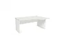 Rocada Mesa Serie Work 160x110x76 cm Derecha Acabado Blanco/Blanco