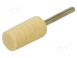 ABRA BETA Muela abrasiva de fieltro con espiga para pulir metal
