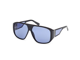 Guess GU00135-6101V Gafas de sol rectangulares con cristales azules
