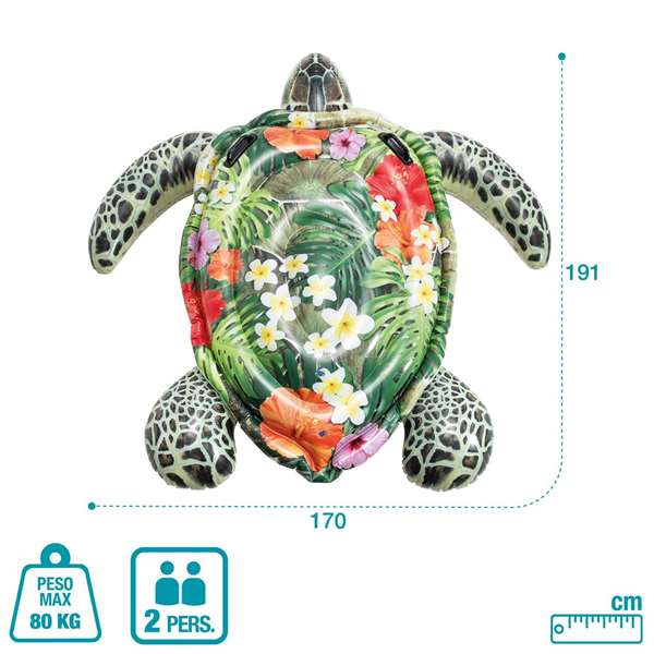 INTEX Colchoneta Hinchable con Forma de Tortuga INTEX Colchoneta Hinchable con Forma de Tortuga
