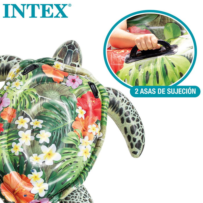 Intex Tortuga Hinchable 57555 Colchoneta Flotante 191x170 cm +14 Años