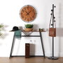 Versa Perchero Negro con 7 Ganchos, 34.5x179 cm
