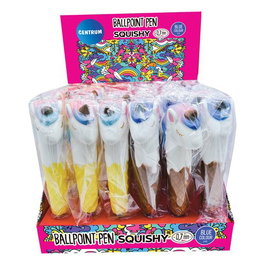 Boligrafo Centrum Fancy Squishy Unicorn Expositor De 24 (Tinta Azul)