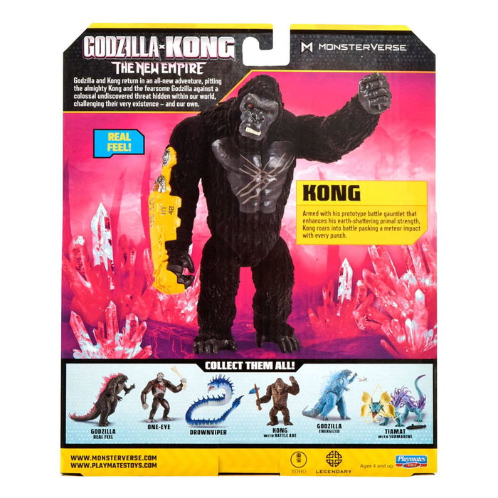 Godzilla y Kong: el nuevo imperio Figura Kong Real Feel 15 cm Godzilla y Kong: el nuevo imperio Figura Kong Real Feel 15 cm